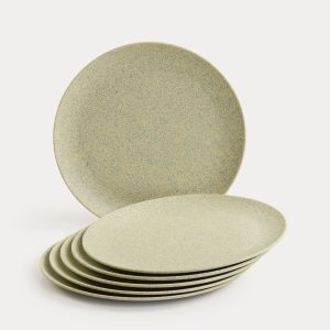 Bamboo Fibre Plates -Stonewash