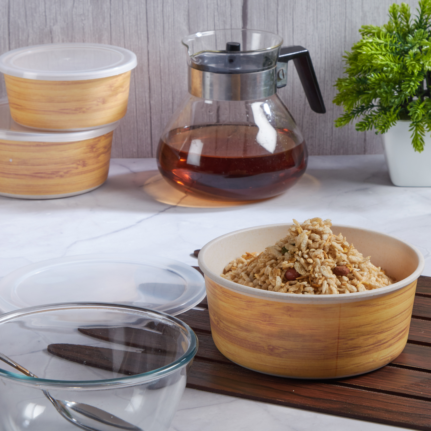 Bamboo Fibre Container
