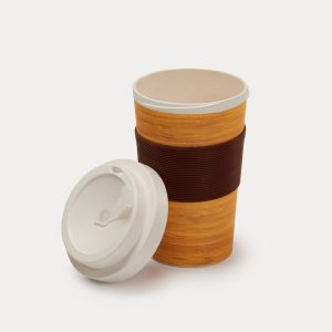 Bamboo Fibre Travel Mug - Wooden