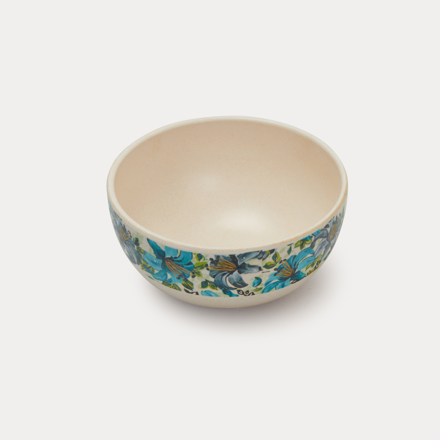 Bamboo Fibre Bowl - Leaf & Flower