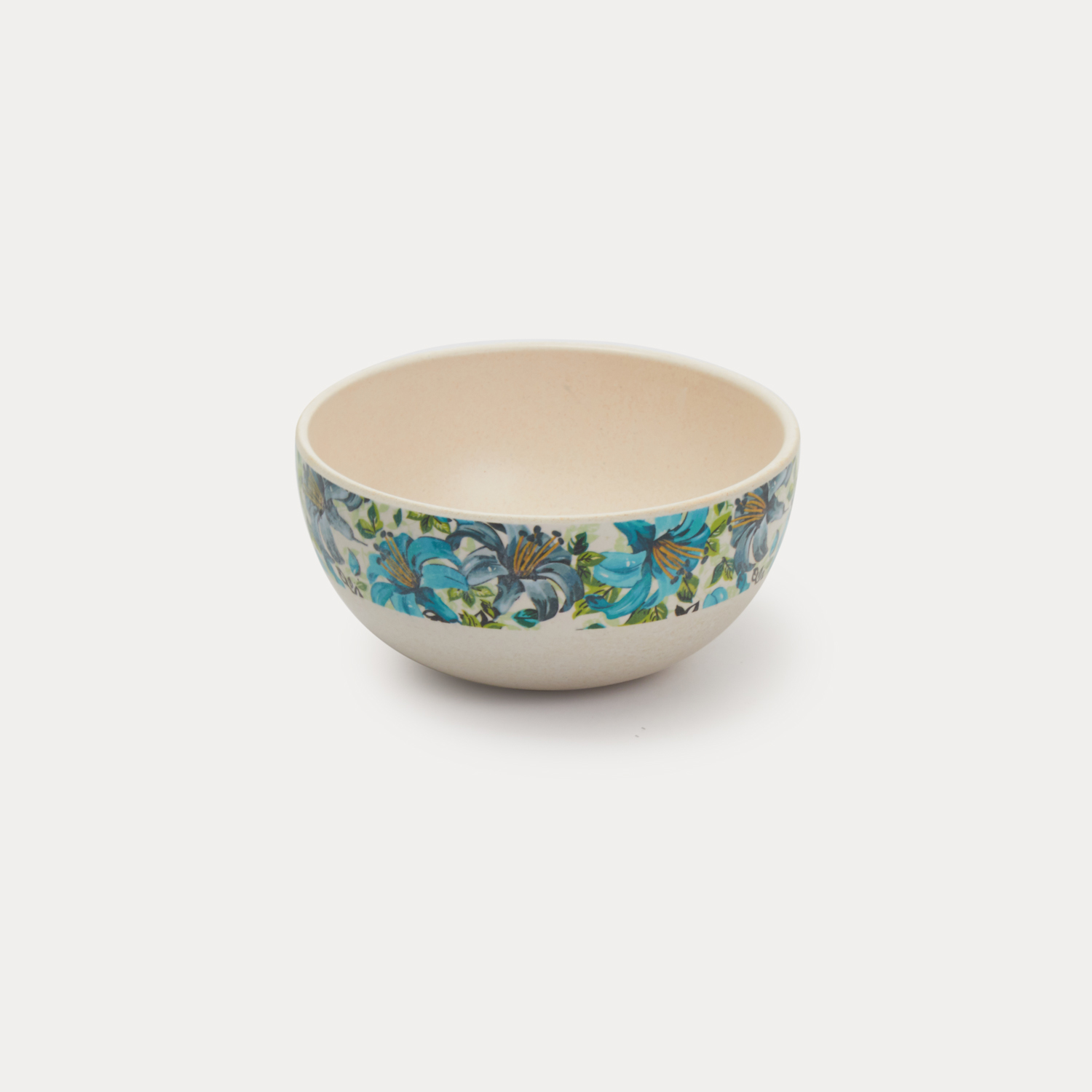 Bamboo Fibre Bowl - Leaf & Flower