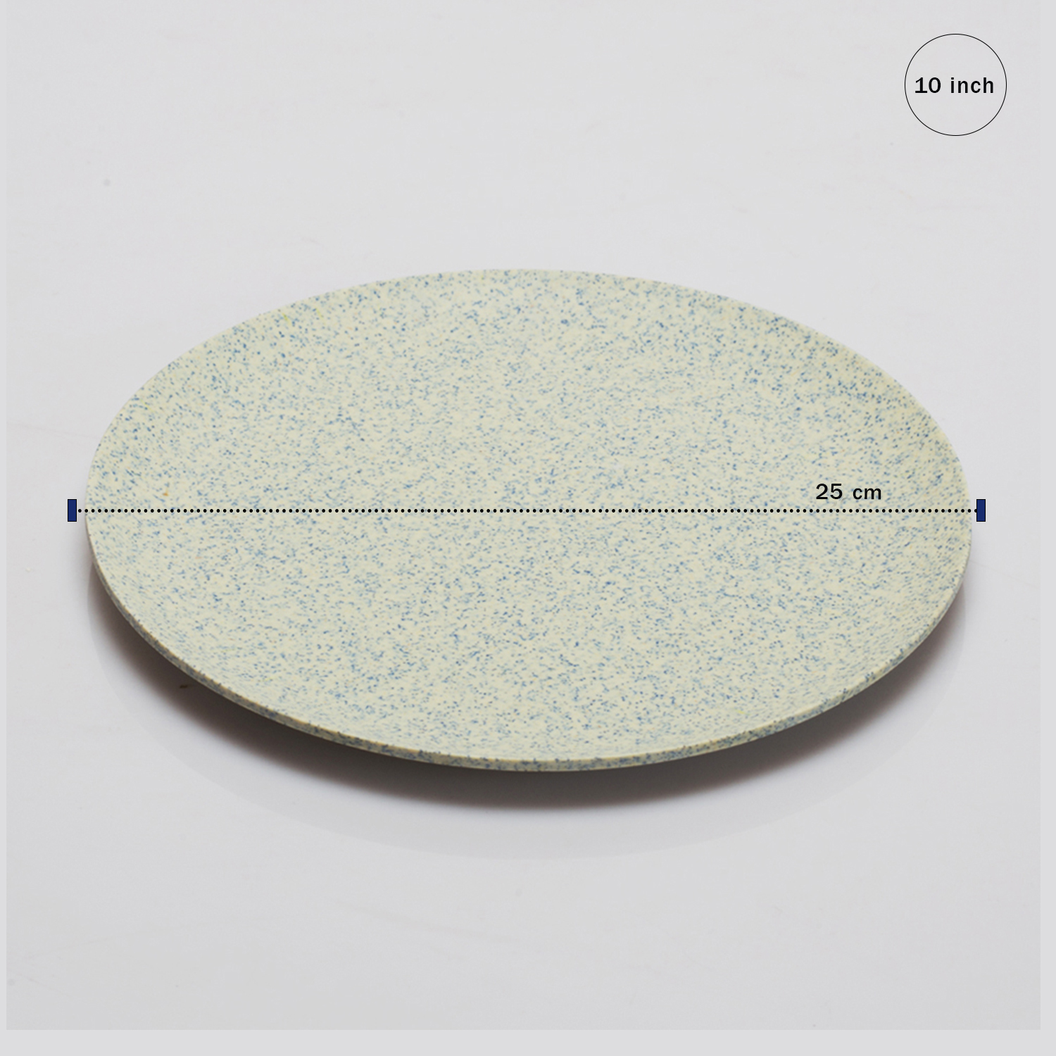 Bamboo Fibre Plates -Stonewash